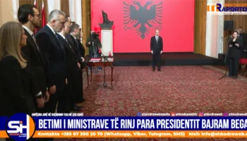 VIDEO – Betohen para presidentit Begaj ministrat e rinj, nisin zyrtarisht detyrën 7 anëtarët e rinj të qeverisë