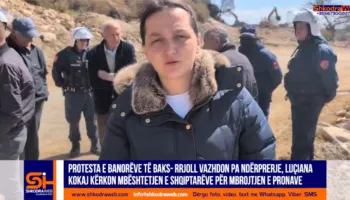 VIDEO – “Me këtë polici, me këtë shtet, nuk hyjmë kurrë në BE”, vazhdon protesta në Baks- Rrjoll…
