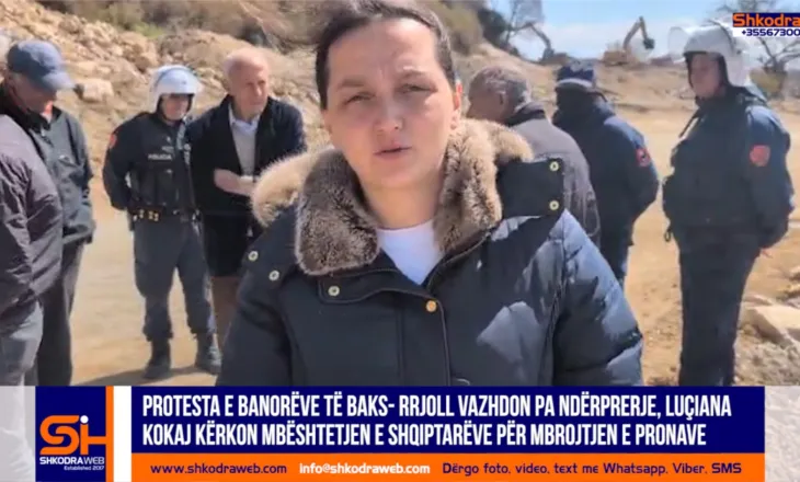 VIDEO – “Me këtë polici, me këtë shtet, nuk hyjmë kurrë në BE”, vazhdon protesta në Baks- Rrjoll…