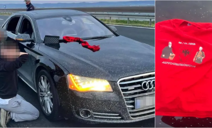 Video me simbolet kuqezi ‘fik’ katër shqiptarët. Serbët i prangosin: Reklamuan Shqipërinë e Madhe