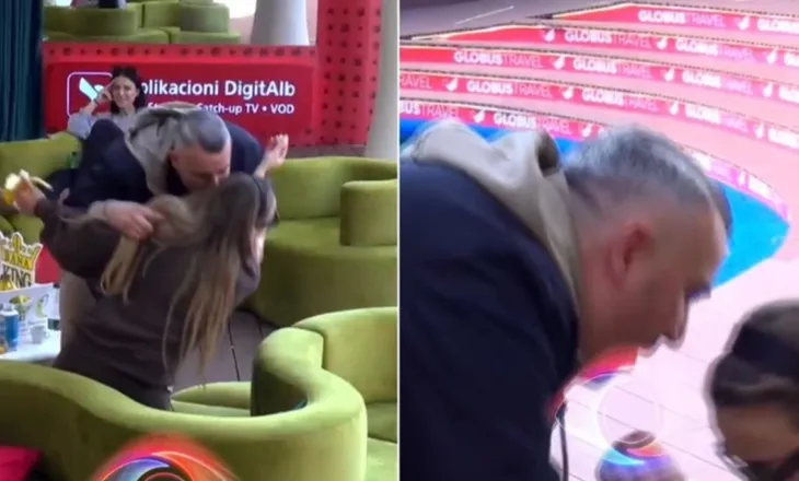 VIDEO/ Ndodh edhe kjo, Rogerti puth Juelën