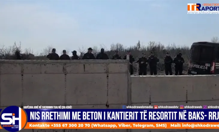 VIDEO – Një “mur i ri Berlini” nis të ngrihet në Baks- Rrjoll, ndan banorët nga prona e pretenduar e tyre