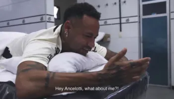 VIDEO/ Nuk u thirr në Kombëtare për Kupën e Botës 2026, reagimi i Nejmarit: Hej Ançeloti, po unë?