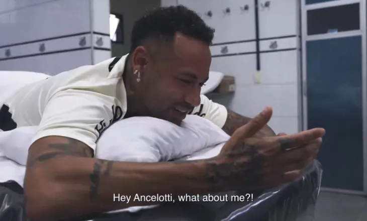VIDEO/ Nuk u thirr në Kombëtare për Kupën e Botës 2026, reagimi i Nejmarit: Hej Ançeloti, po unë?
