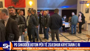VIDEO – Partia Demokratike e Shkodrës zgjedh kryetarin, interes i lartë i antarësisë për të votuar…