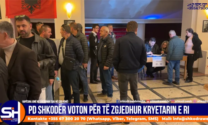 VIDEO – Partia Demokratike e Shkodrës zgjedh kryetarin, interes i lartë i antarësisë për të votuar…