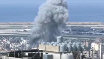 VIDEO/ Re e madhe tymi, sulm pranë aeroportit ndërkombëtar të Bejrutit