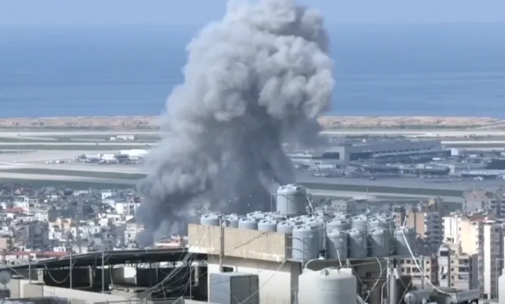 VIDEO/ Re e madhe tymi, sulm pranë aeroportit ndërkombëtar të Bejrutit