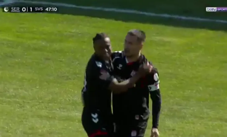 VIDEO/ Rei Manaj i jep fitoren skuadrës, shënon golin e katërt në pesë ndeshje të zhvilluara