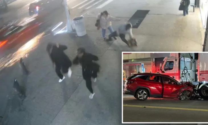 Video tronditëse, shoferi përplas turmën në New York, një i vdekur dhe katër të plagosur