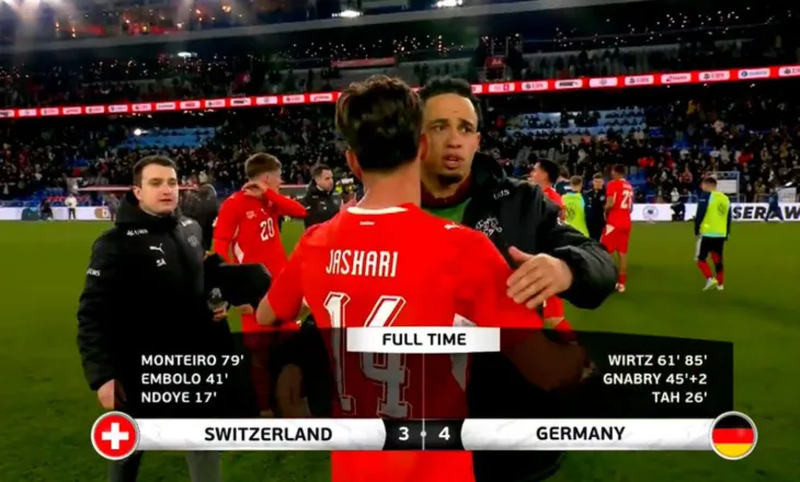 VIDEO/ Xhaka jep asist kundër Gjermanisë, Virtci i jep fitoren “pancerave” me një nga golat më të bukur të karrierës