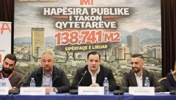 “Vijojmë punën deri në lirimin e çdo hapësire publike”, nënkryetari i Bashkisë Tiranë prezanton raportin vjetor të IMT