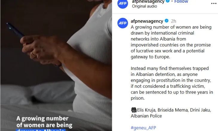 Viktima të trafikimit/ AFP: Vajzave të huaja u premtohet punë, por përfundojnë në burg