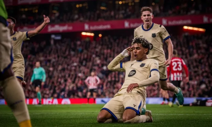 Yamal shënon një eurogol dhe i jep Barçës shansin të thellojë avantazhin në krye të klasifikimit