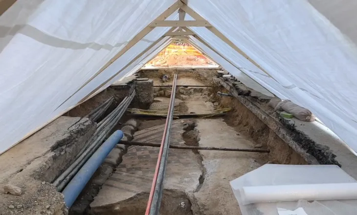 Zbulohet aksidentalisht një mozaik i lashtë në Athinë