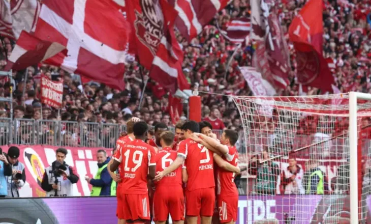 6 gola të shënuar në “Allianz Arena”, Bayern Munich shpallet edhe zyrtarisht kampion i Bundesligës (video)