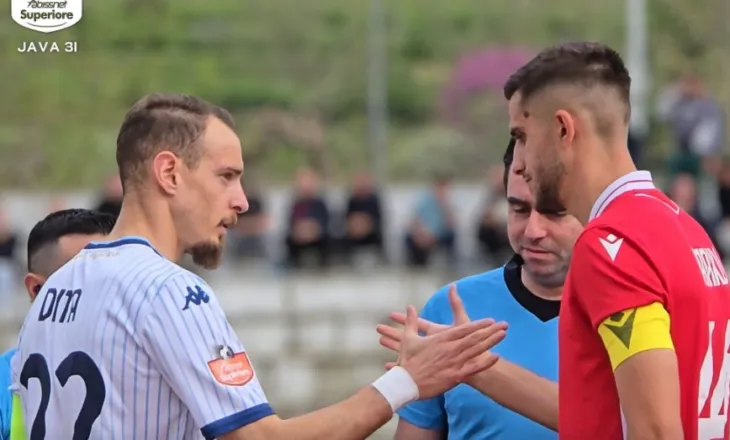 Abissnet Superiore: Dy kartonë të kuq dhe dy gola,  Bylis dhe Dinamo mjaftohen me nga një pikë