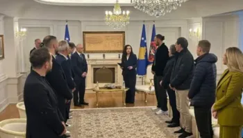 Arritja deri në finale të Play Off-it të Kupës së Botës, Presidentja e Kosovës dekoron skuadrën Dardane