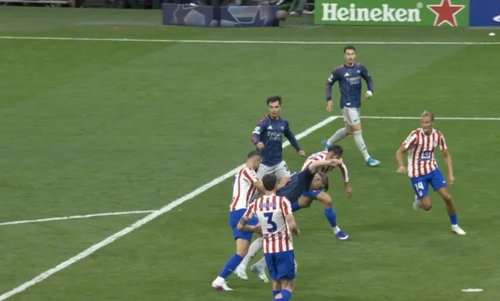 Atletico-Arsenal, pjesa e parë mbyllet në favorin e “Topçinjve”. Gyokeres tregohet i saktë nga penalltia (video)