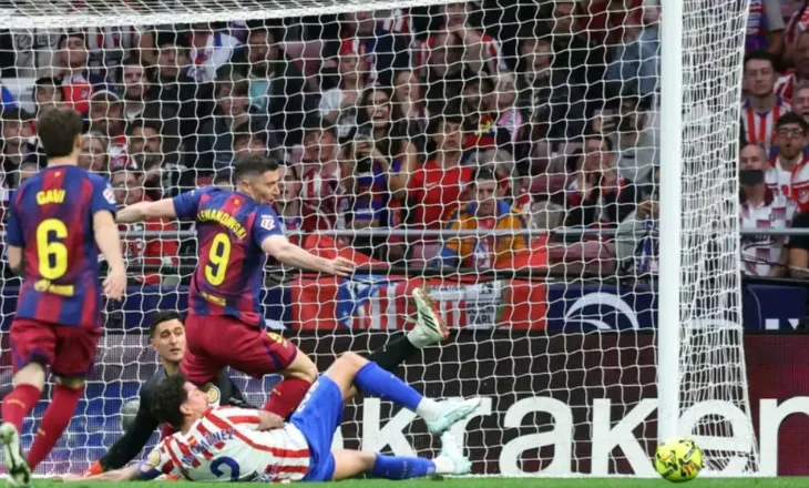 Barcelona fiton “finalen” e parë të “triologjisë” ndaj Atletico-s. Lewandowski me shumë fat, nderon katalanasit (video)