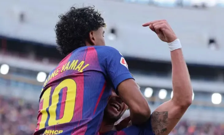 Barcelona nuk bën gabimin e Realit dhe ecën e sigurt drejt titullit. Fitore bindëse në derbi (video)