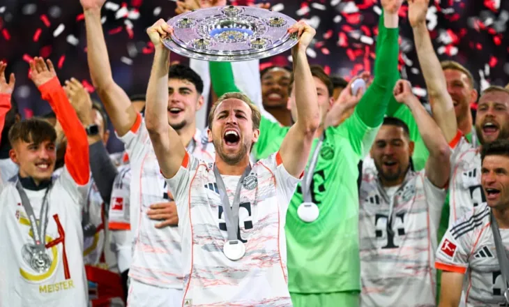 Bayern Munich shpallet zyrtarisht Kampion i Gjermanisë pas fitores me goleadë ndaj Stuttgartit
