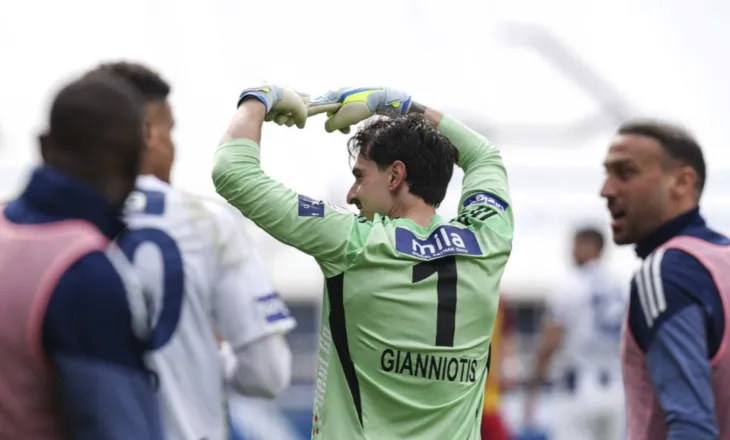 Çmimi “Puskas” për këtë vit do të shkojë në Superligën turke? Portieri grek shënon gol nga porta në portë (video)