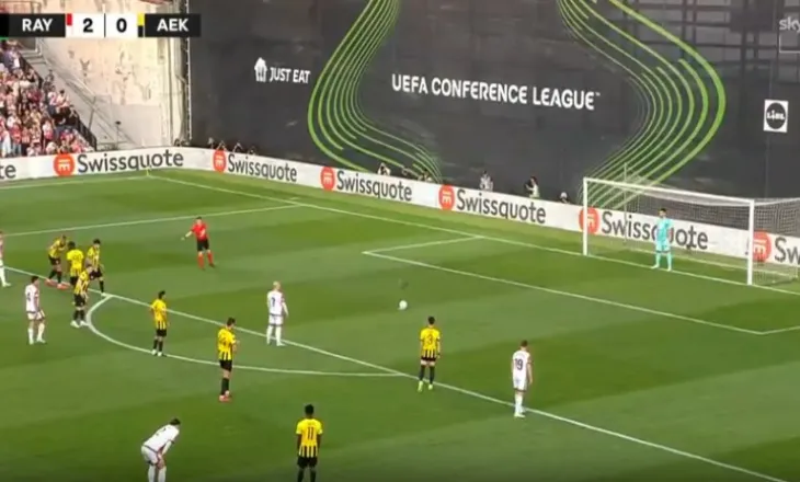 Conference League: Strakosha dhe AEK pësojnë 3 gola në Spanjë, Balliu i sheh nga stoli (video)