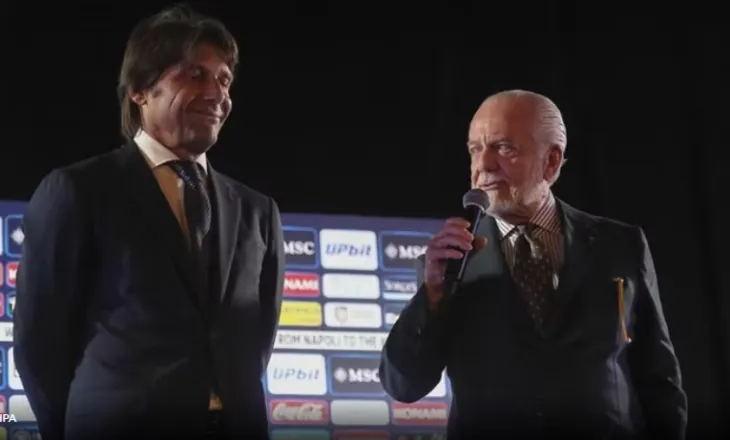 Conte drejt rikonfirmimit në stolin e Napoli edhe për një sezon, takim me De Laurentiis për të mbyllur marrëveshjen