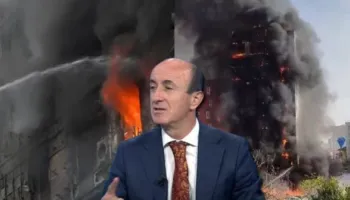 Dash Sula flet për zjarrin që “përpiu” pallatin në Tiranë: Kambanë alarmi për ne. Do kontrollohet çdo ndërtim