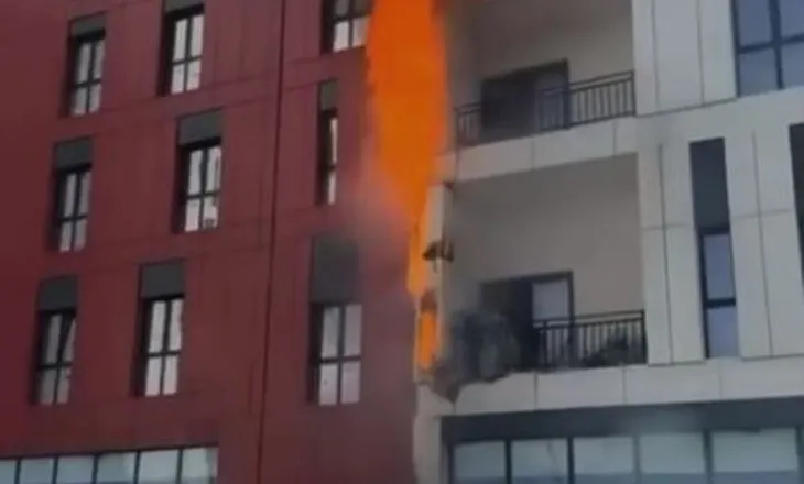 Del video, ja si nisi zjarri në pallatin që u “përpi” nga flakët pranë QSUT-së