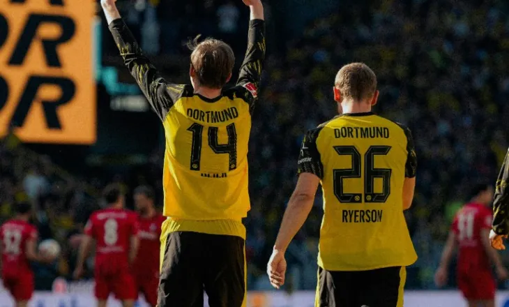Dortmund rigjen fitoren dhe siguron zyrtarisht vendin për në Champions League për sezonin e ardhshëm (video)