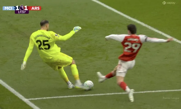 Dy gola për dy minuta, spektakël mes City-t dhe Arsenalit në “Etihad” (video)