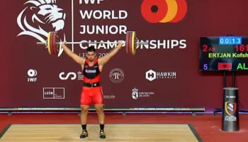 Ertjan Kofsha realizon vetëm një provë në Europianin e peshëngritjes, renditet i gjashti në shtytje