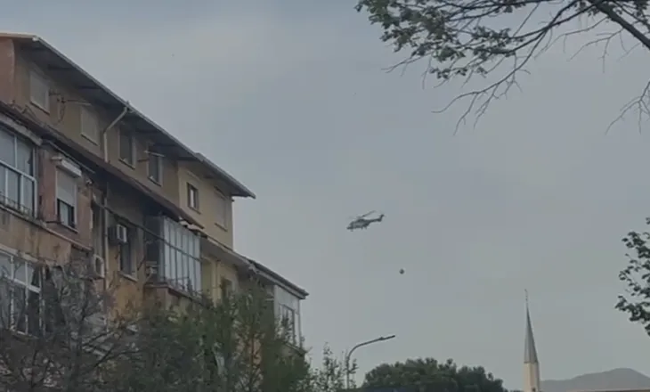 Flakët jashtë kontrollit pranë QSUT, ndërhyn helikopteri i ushtrisë