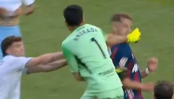 Goditi me grusht kapitenin e ekipit kundërshtar, portieri argjentinas rrezikon dënimin historik