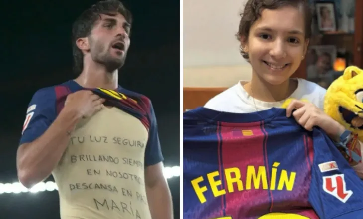 Goli iu anulua, por mesazhi preku zemrat e gjithë “Camp Nou”. Ferran Torres, dedikim i ndjerë për tifozen