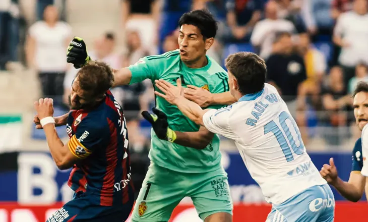 Grushtoi kundërshtarin pas kartonit të kuq, Disiplina jep dënim shembullor për portierin e Real Zaragozës