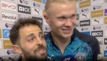 Haaland, çfarë gafe dhe sikleti “live” në TV: Bernardo Silva si ai… dreqi Cannavaro