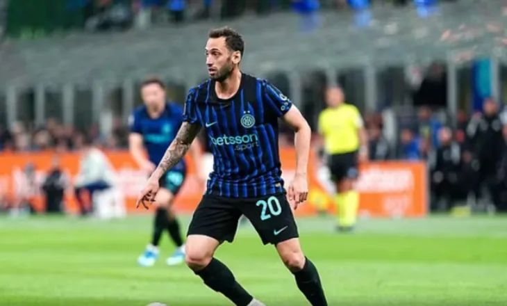 Inter, shqetësim  për Calhanoglu; probleme në këmbën e majtë, finalja e Coppa Italia në rrezik