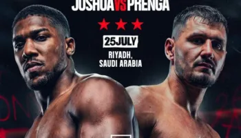 Kristian Prenga “trondit” botën e boksit/ Duel historik ndaj Anthony Joshua më 25 korrik në Arabinë Saudite