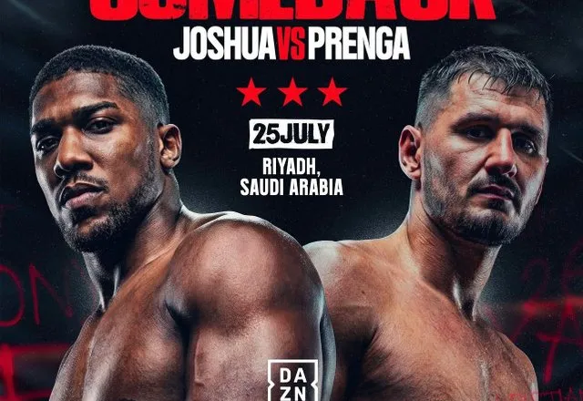 Kristian Prenga “trondit” botën e boksit/ Duel historik ndaj Anthony Joshua më 25 korrik në Arabinë Saudite