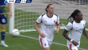 Kritikat i bëjnë mirë, Leao reagon me asist. Rabiot gjen golin, Milan e mbyll në avantazh pjesën e parë në Verona (video)