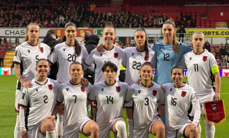 Kualifikueset e Kupës së Botës 2027 për femra: Shqipëria pëson humbje të thellë në Uells