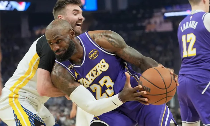 LeBron i jep fitoren Lakers në fushën e Warriors, ekipi i New York fiton duelin me Boston