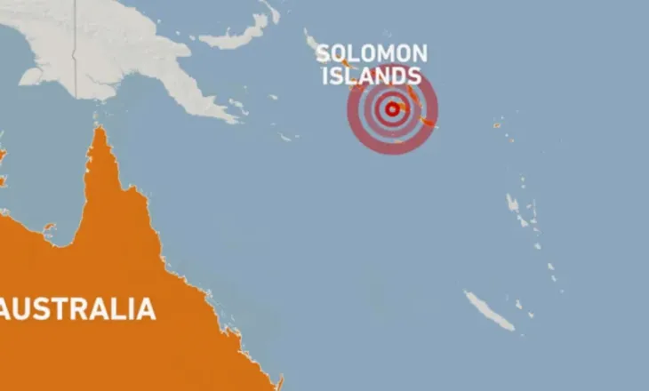 Lëkundje të forta tërmeti në Ishujt Solomon në Paqësor, ja sa ishte magnituda