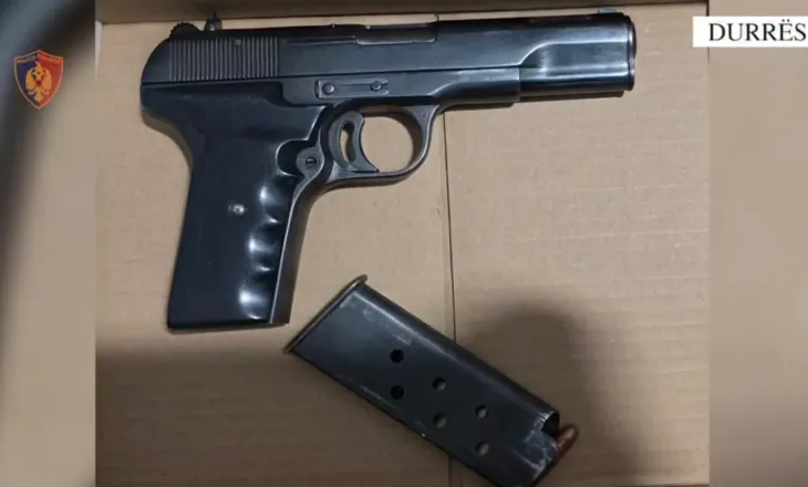 Lëvizte i armatosur me pistoletë, arrestohet 32-vjeçari në Durrës