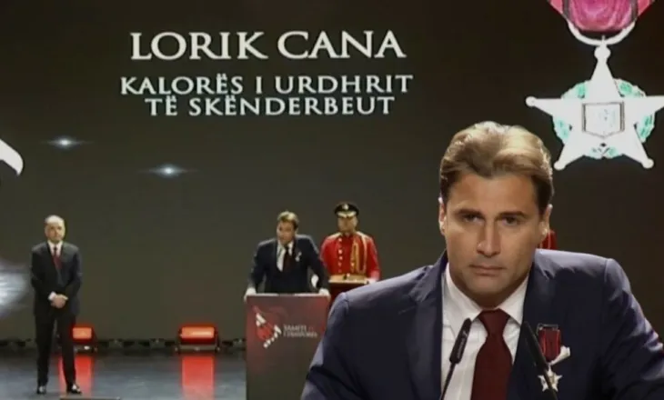 Lorik Cana dekorohet me titullin “Kalorës i urdhrit të Skënderbeut”