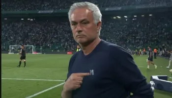 Me zërat që e çojnë te Real Madrid, Mourinho fiton derbin ndaj Sporting Lisbon falë një goli në minutat shtesë (video)