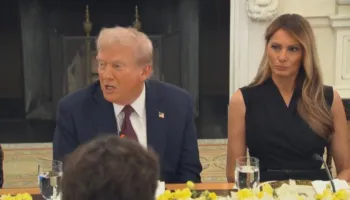 Melania shkëlqen si “vejushë e ardhshme”, Kimmel mbron shakanë e tij, çifti presidencial kërkon shkarkimin